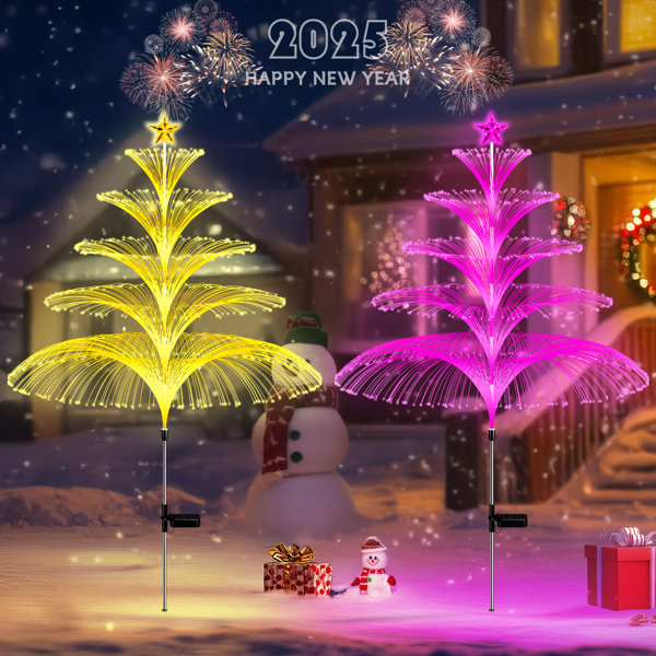 The Holiday Aisle® Solar Christmas Tree Jellyfish Lights 5 Layer